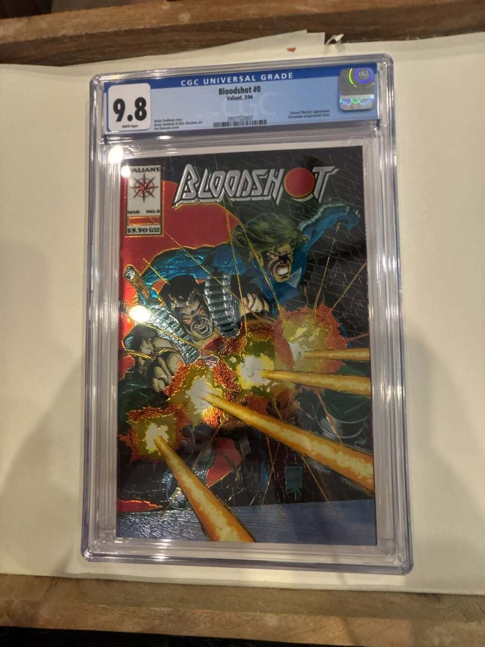 Bloodshot (1993 1st Series) 0 CGC 9.8,